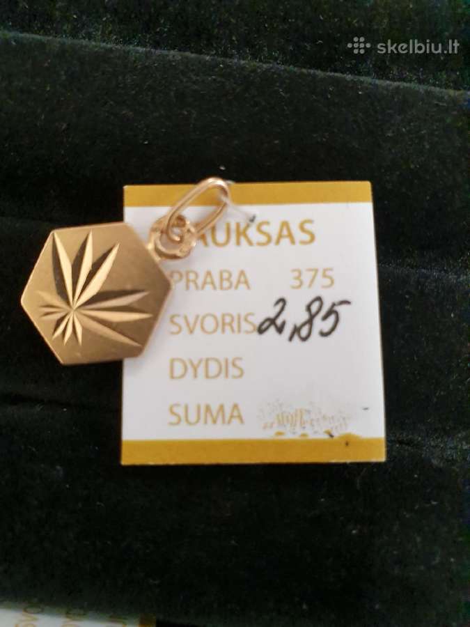 Auksiniai pakabukai - nuo 35 Eur. - nuotraukos Nr. 2