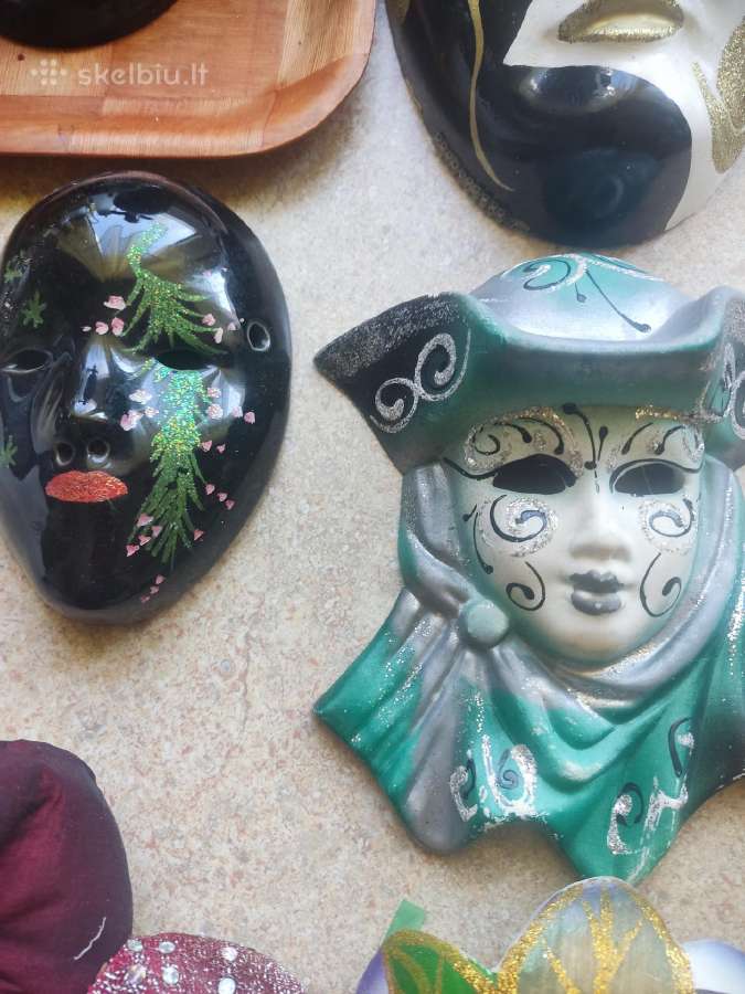 Venecijos kaukės interjerui - nuotraukos Nr. 5