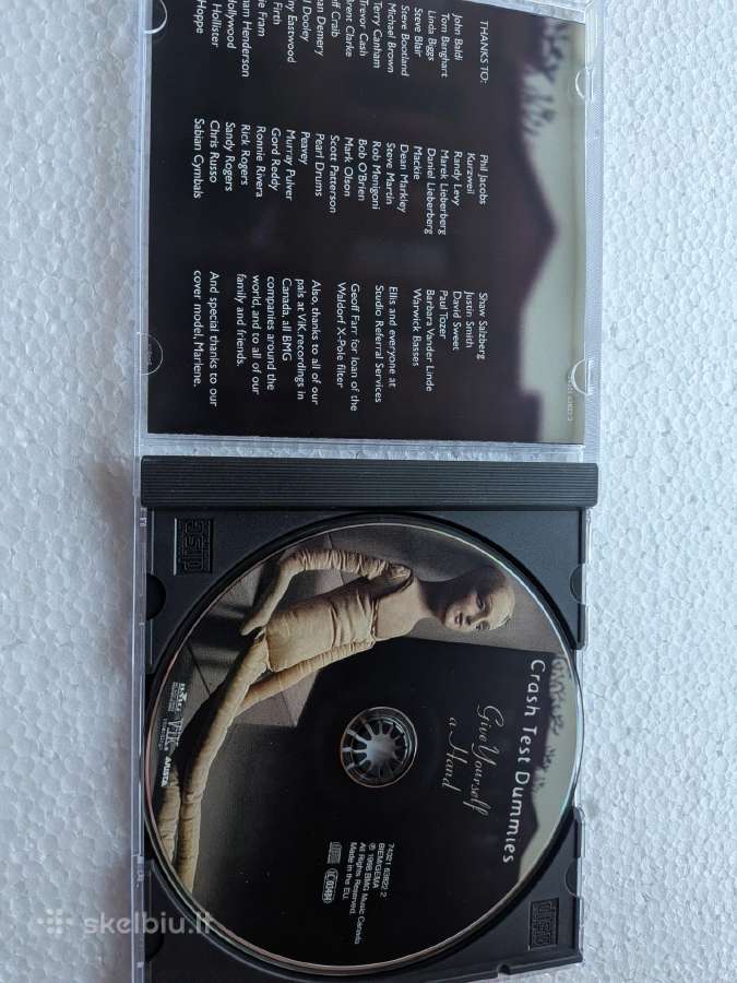 Crash Test Dummies - Give Yourself A Hand (CD, Alb - nuotraukos Nr. 3