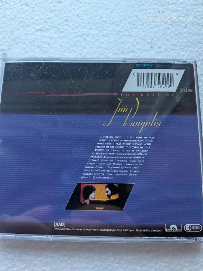 Jon And Vangelis - The Best Of Jon And Vangelis - nuotraukos Nr. 2