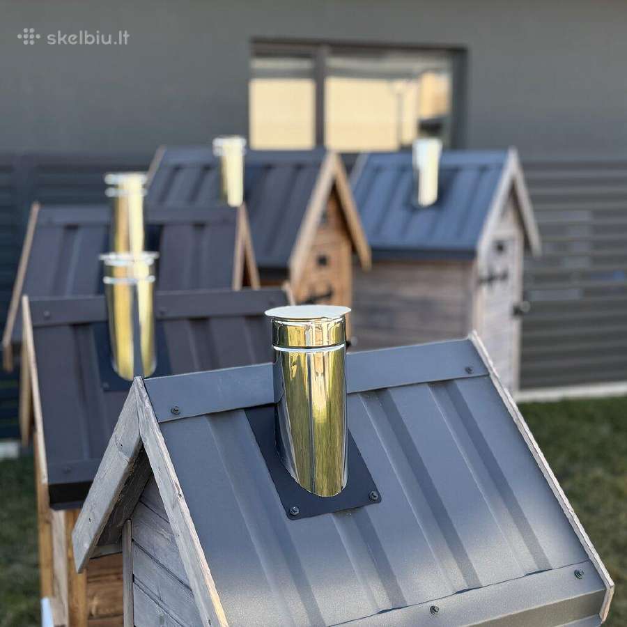 Medinė / metalinė šalto karšto dūmo rūkykla 2026 - nuotraukos Nr. 5