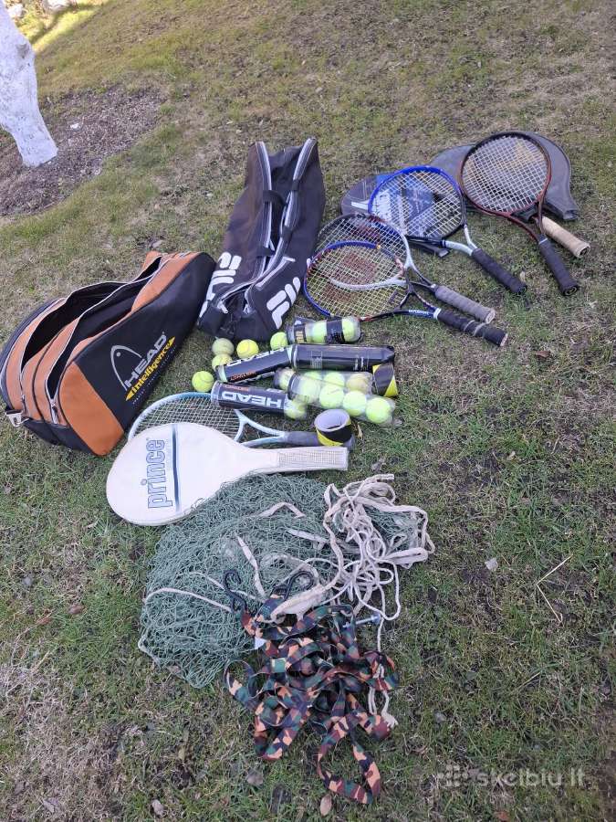 Lauko teniso rakečių komplektas + tinklas - nuotraukos Nr. 4