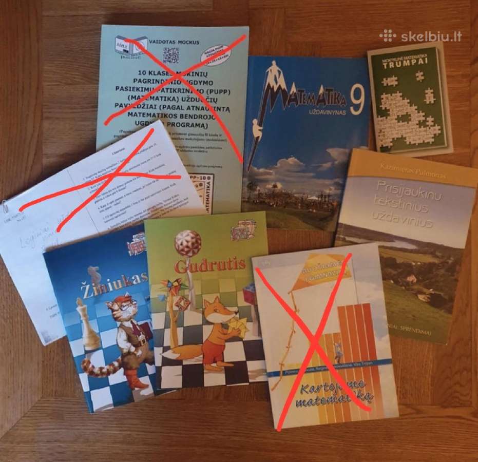 Matematika pradinukams, 8 klasei, 9 klasei
