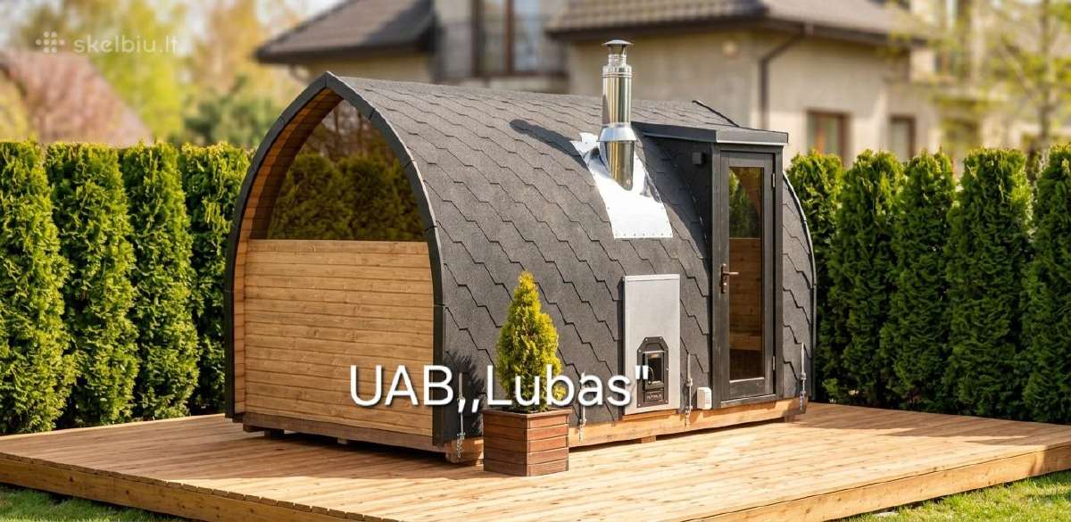 Pirtys karkasinės,elipsė, bačkos,sauna,kvadro,igl - nuotraukos Nr. 7