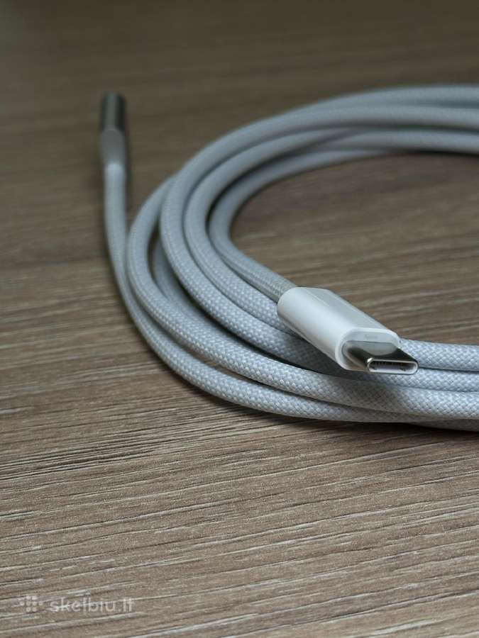 Apple Magsafe 3, Balta / Juoda, A2363 - nuotraukos Nr. 3