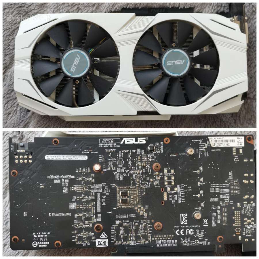 Vaizdo plokštė. Gtx 1060 3 GB.