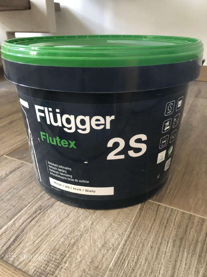 Lubiniai Flügger balti dažai - nuotraukos Nr. 2