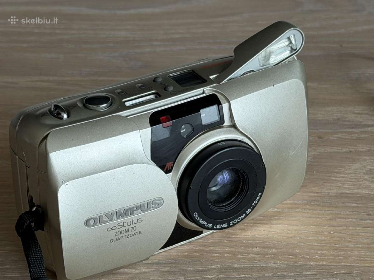 Olympus Mju Stylus , Canon optic lens fotoaparatas