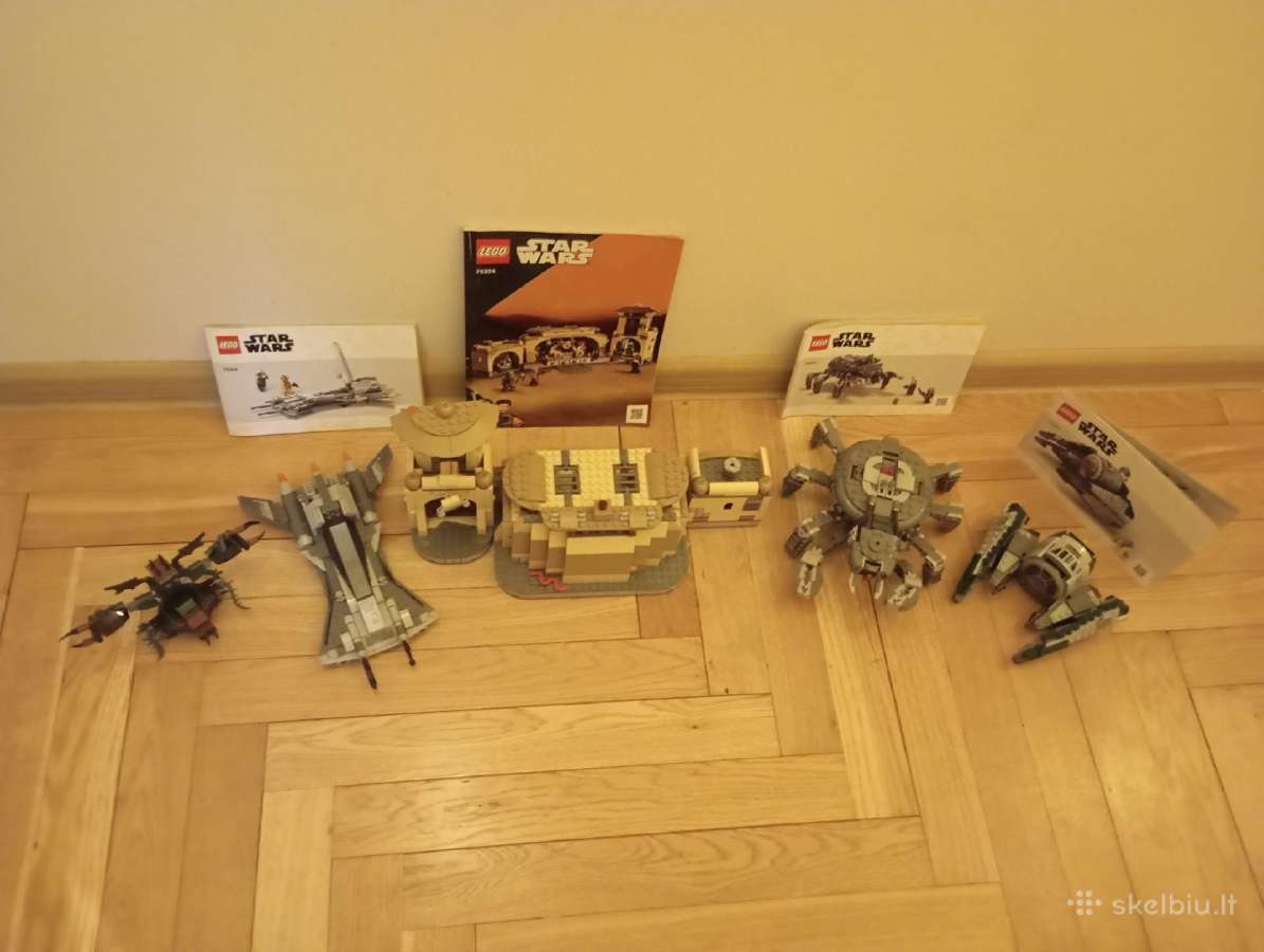 Star Wars rinkiniai naudoti bet geros būklės