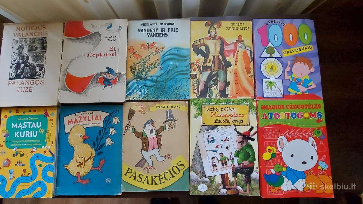 Senos knygos vaikams bei edukacinės knygelės
