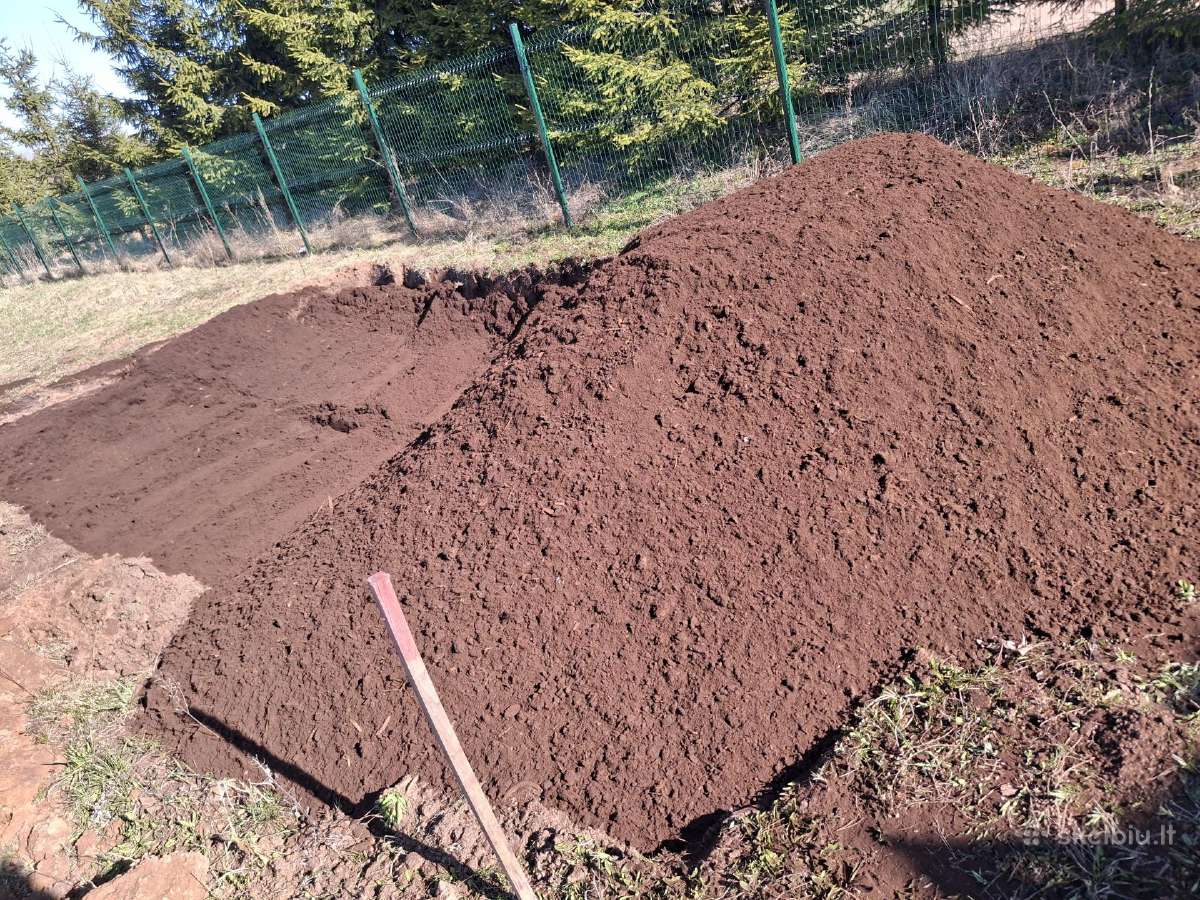 Parduodu juodžemį,durpes šilauogėms,frezuotą asfal - nuotraukos Nr. 2