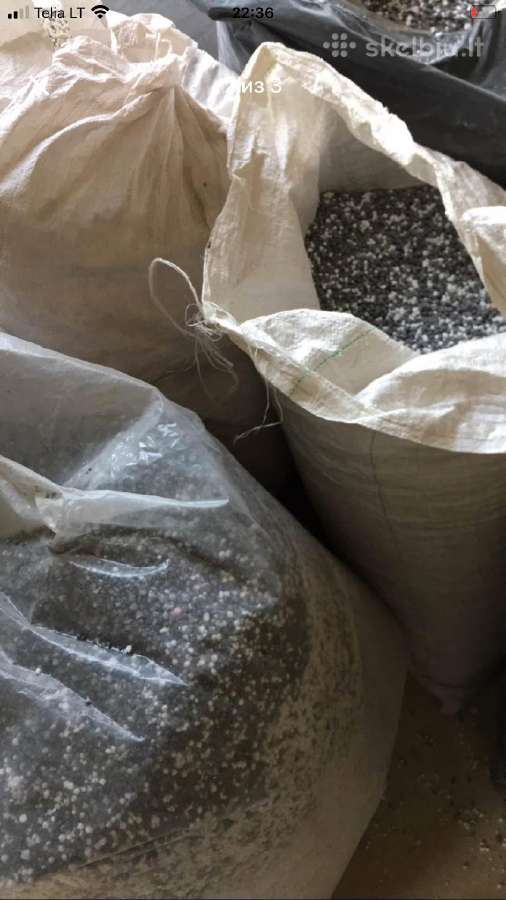 Polisterolio,putplascio granules