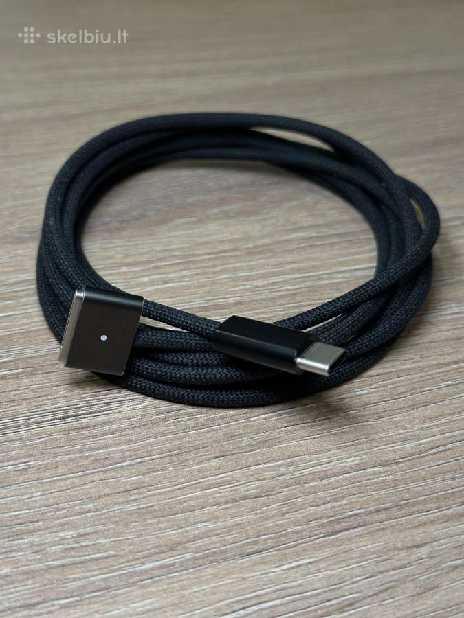 Apple Magsafe 3, Balta / Juoda, A2363 - nuotraukos Nr. 4