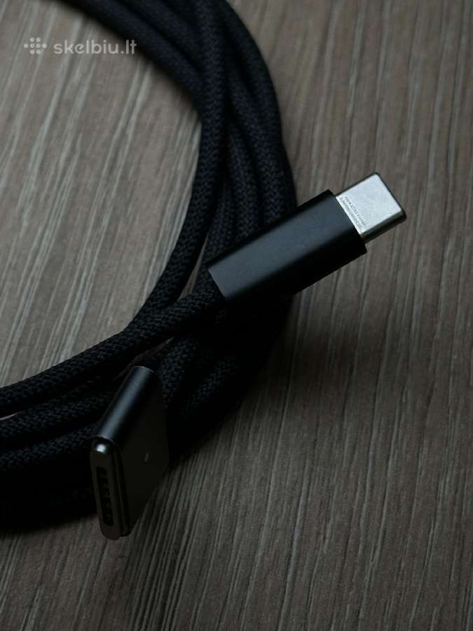 Apple Magsafe 3, Balta / Juoda, A2363 - nuotraukos Nr. 5