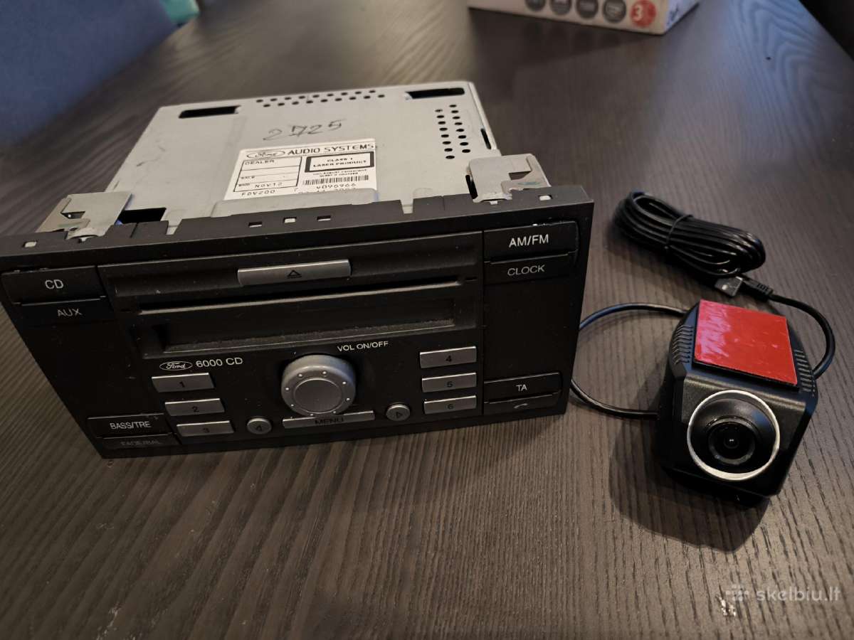 Ford magnetola su CD grotuvu tinka ir kitiems ford