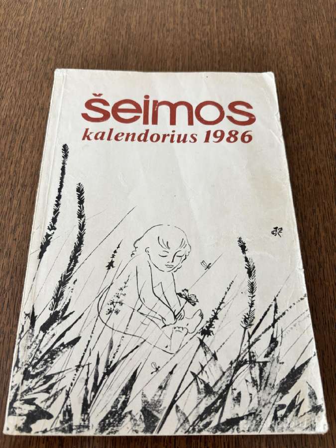 Parduodami 1986 ir 1992 m. Šeimos kalendoriai - nuotraukos Nr. 4