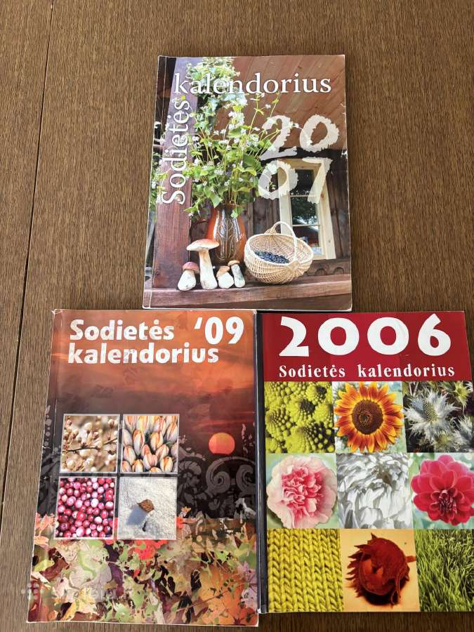 Parduodami sodo dienorasciai, kalendoriai - nuotraukos Nr. 3