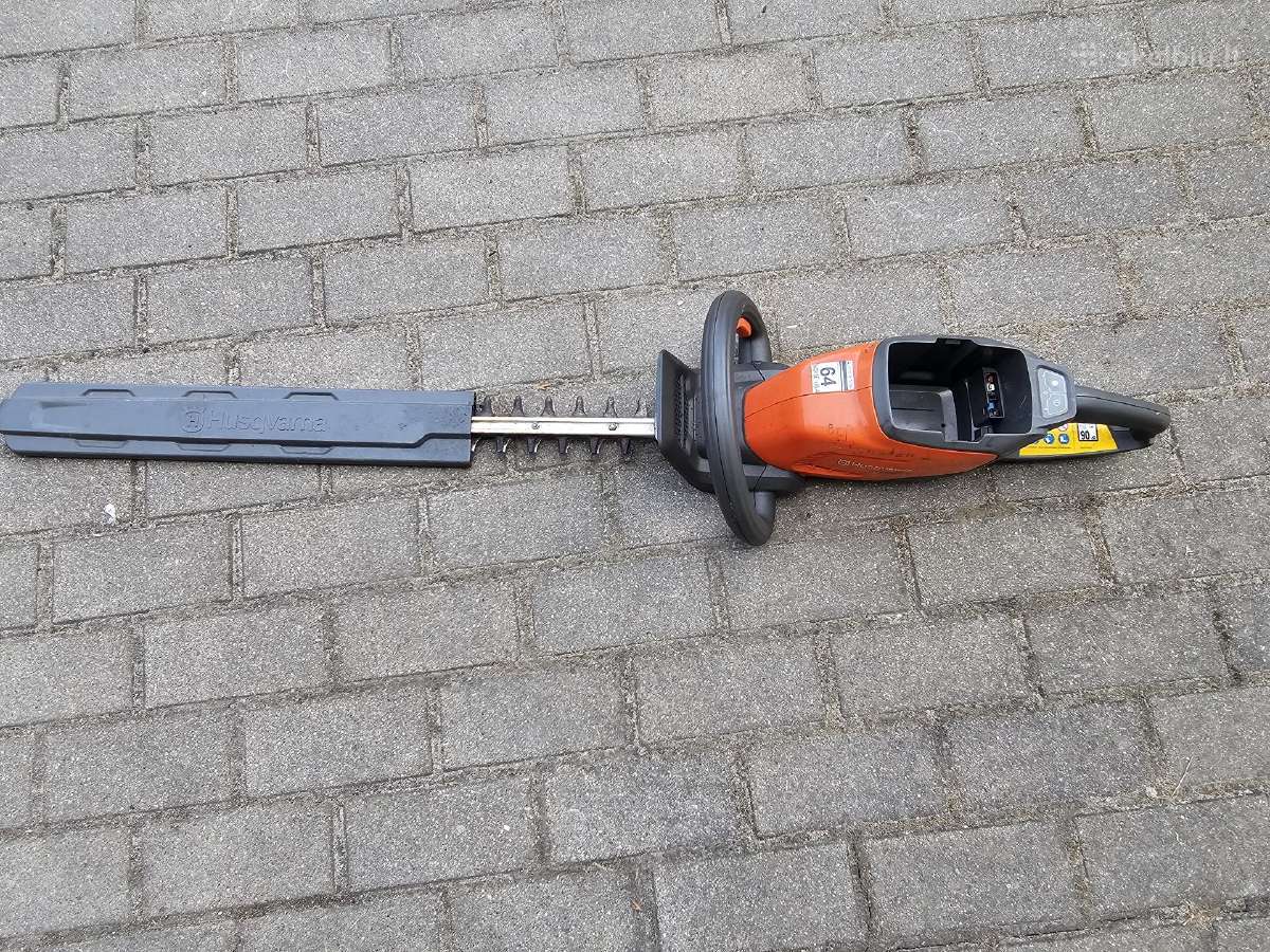 Husvarna akumaliatorinė žolepjovė ir krūmapjovės - nuotraukos Nr. 19
