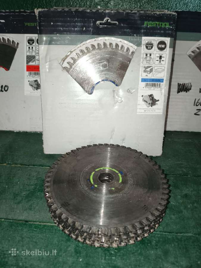 Festool pjovimo diskai (naudoti / restauruoti)