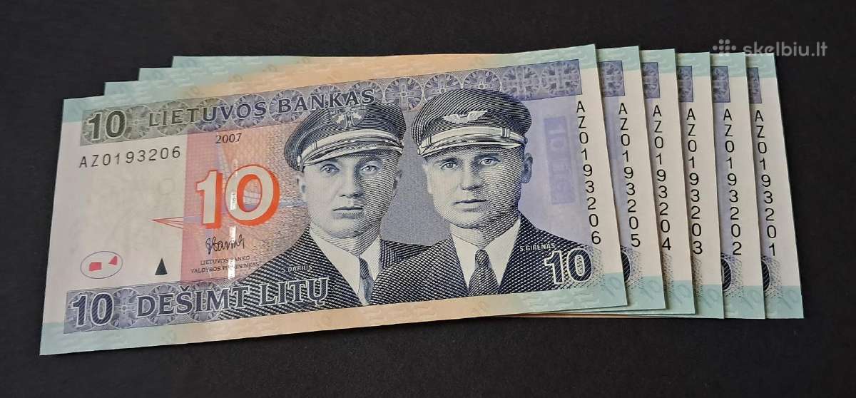 Lietuva 10 litu (2007) Az