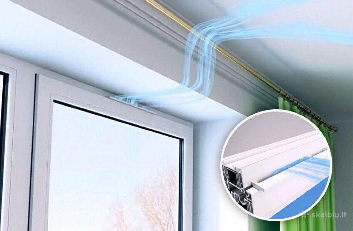 Ventiliacinis langų vožtuvas Air-box comfort