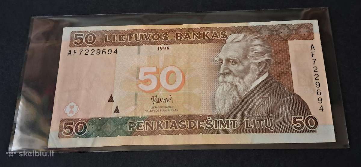 Letuva 50 litu (1998) Af