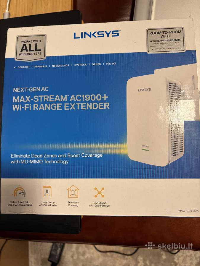 Signalo stiprintuvas Linksys Re7000