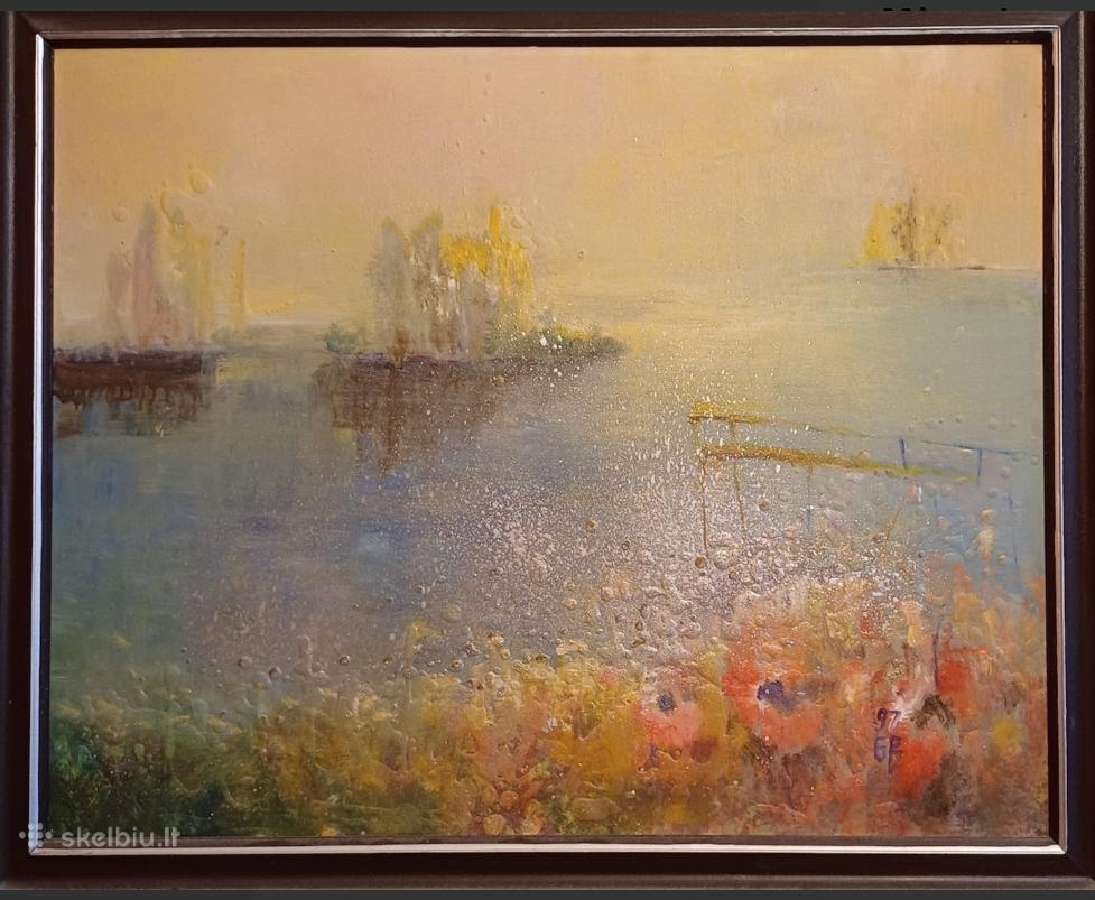 Paveikslas "Mėnesiena", dail. Genutė Burbaitė