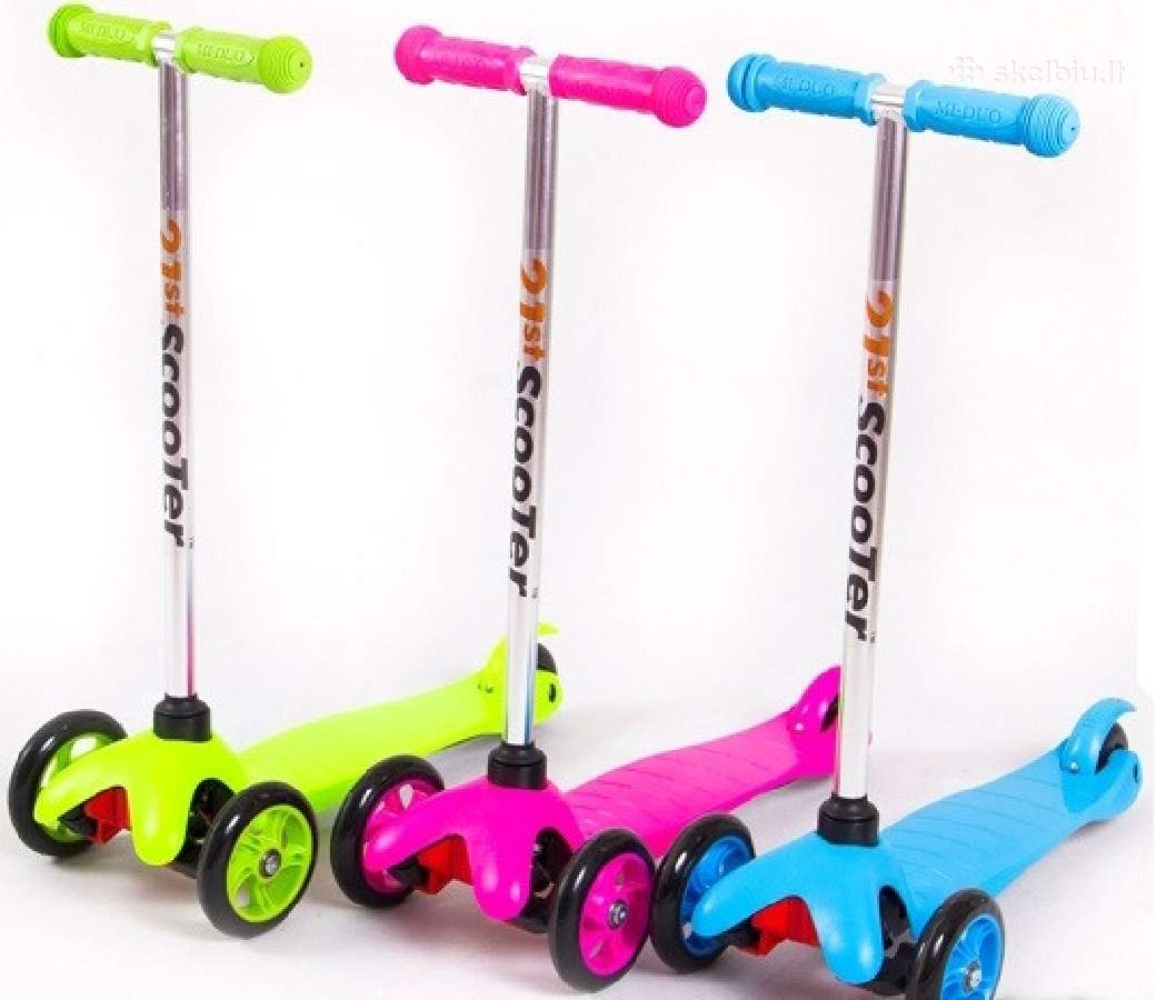 Paspirtukas trijų ratų Scooter 21th - nuotraukos Nr. 3