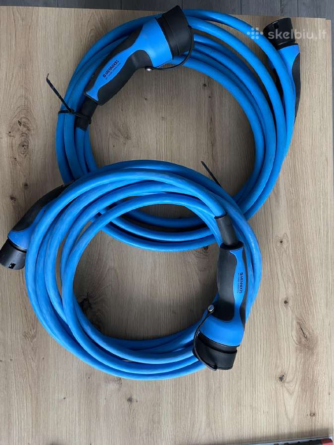 Type 2 Mennekes krovimo laidas elektromobiliui