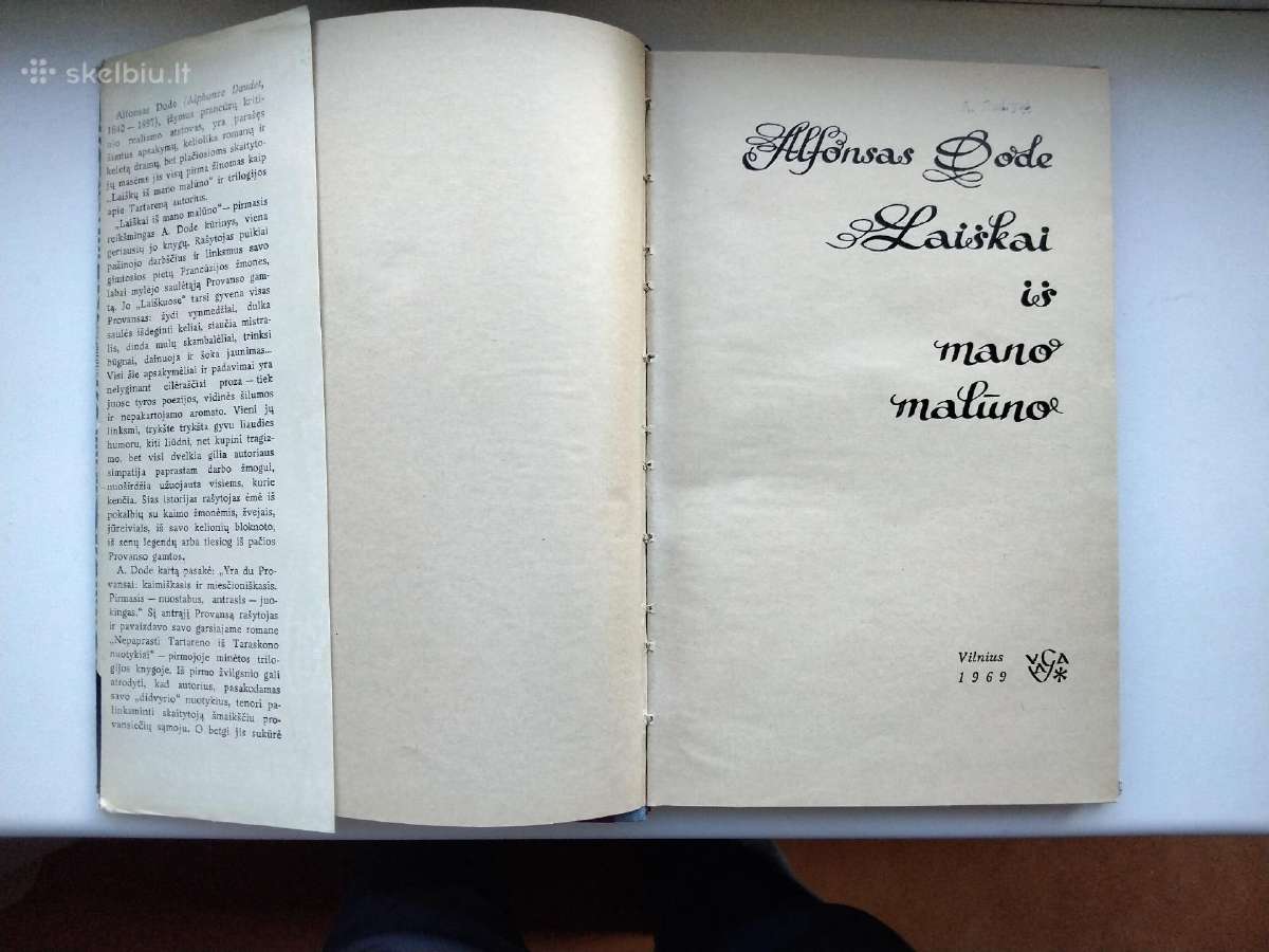 A. Dode. Laiškai iš mano malūno. 1969 m leid. - nuotraukos Nr. 2