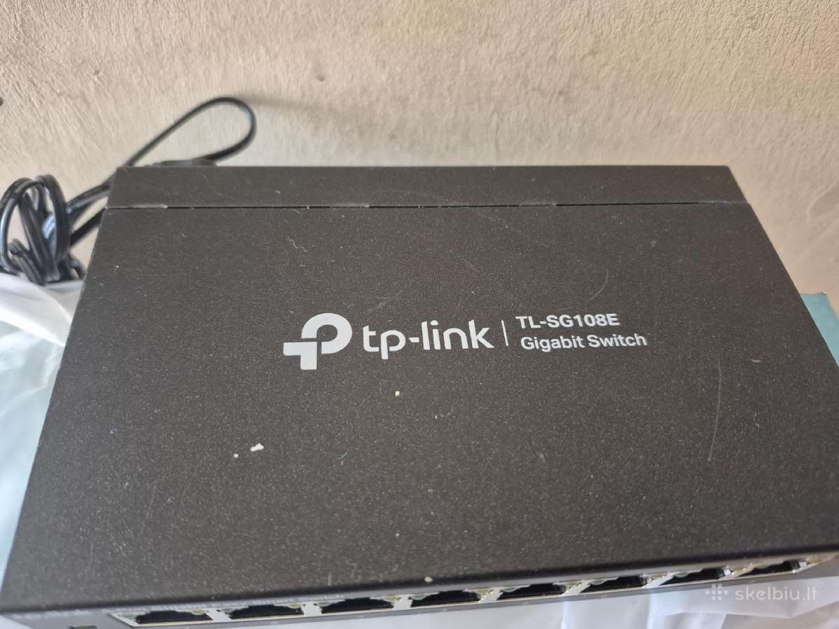 Tp link 5 vietų tinklo maršrutizatorius