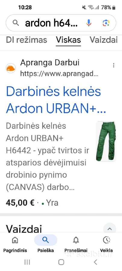 Darbines kelnes Ardon 52d - nuotraukos Nr. 2