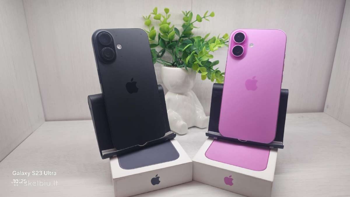 Ekspoziciniai iPhone 16 -128gb su garantija!