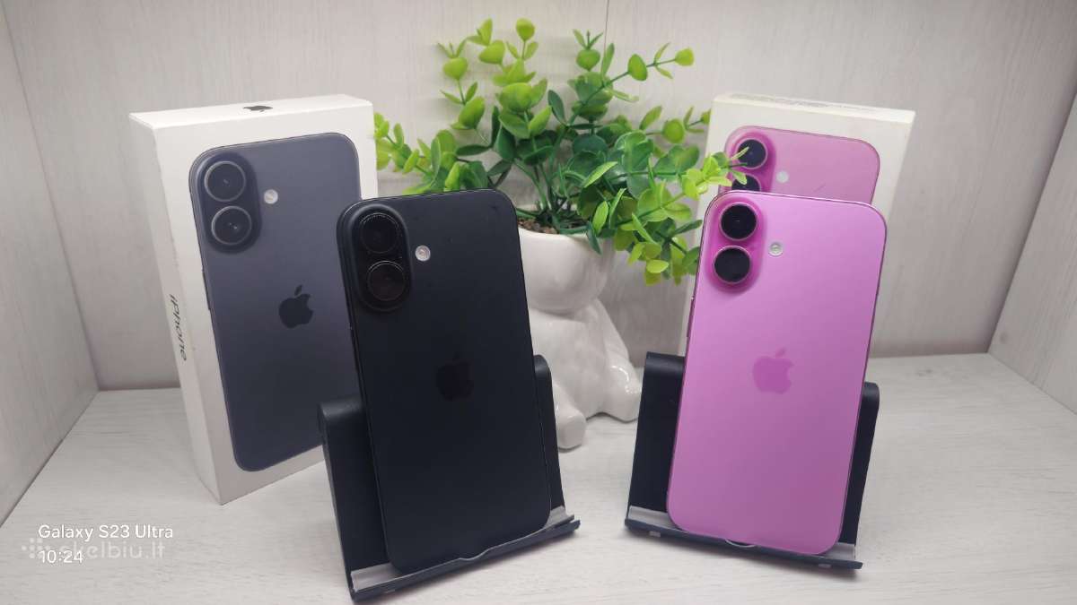 Ekspoziciniai iPhone 16 -128gb su garantija! - nuotraukos Nr. 2