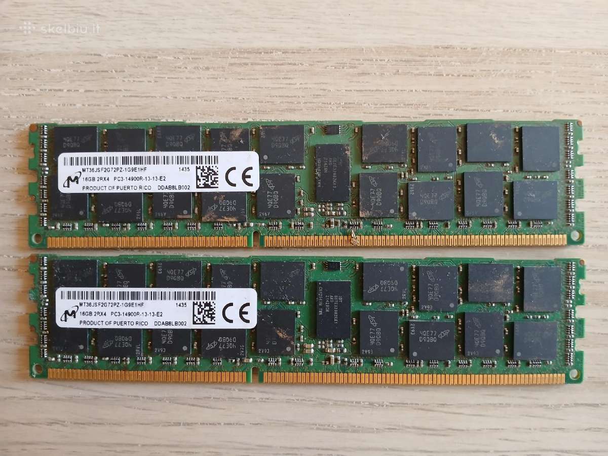 Micron Ddr3 16 GB 2rx4 Pcs-14900r-13-13-e2