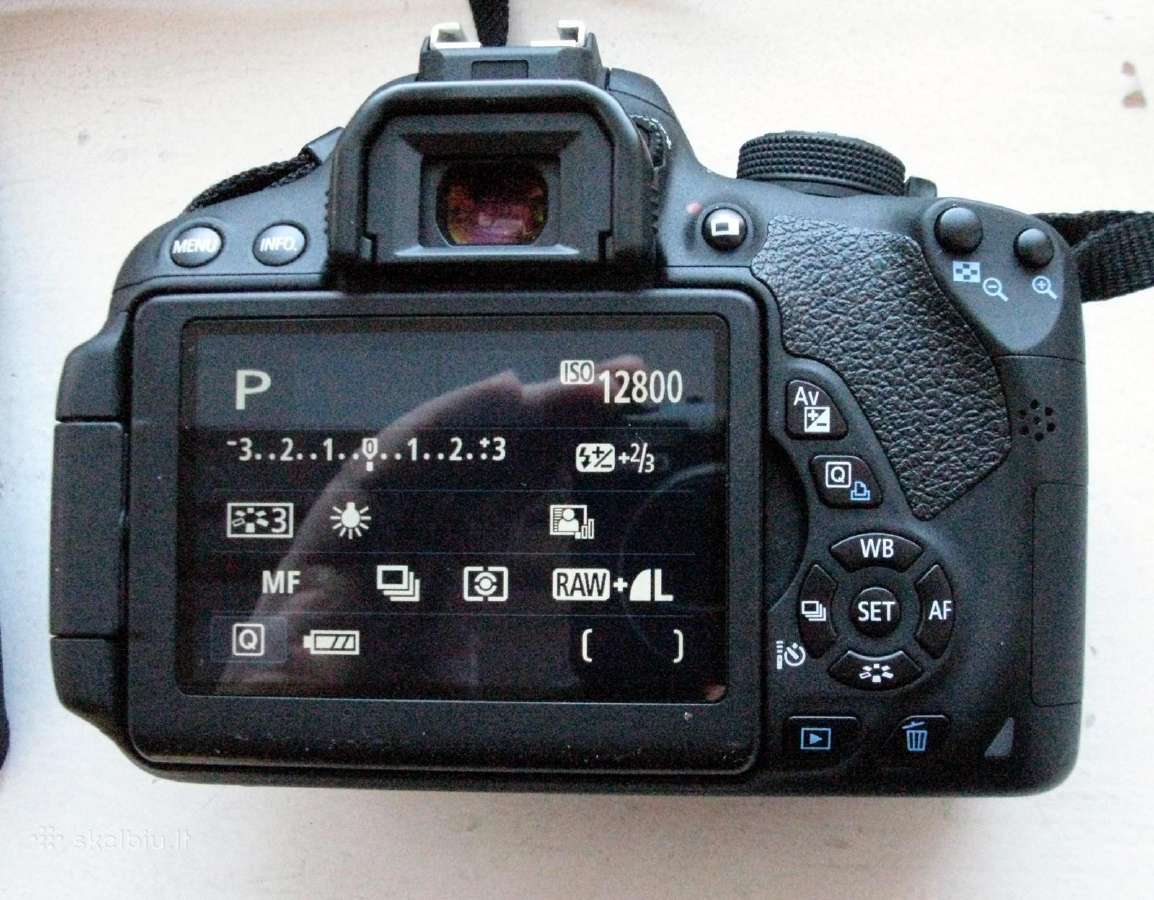 Canon 700d body - nuotraukos Nr. 5