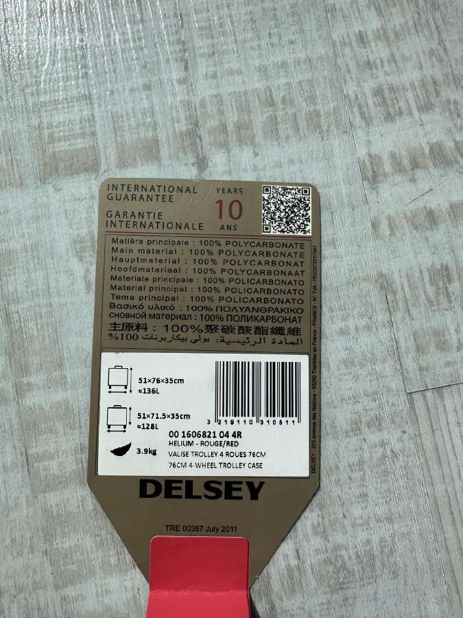 Lagaminas Delsey Helium, 76cm labai lengvas - nuotraukos Nr. 13