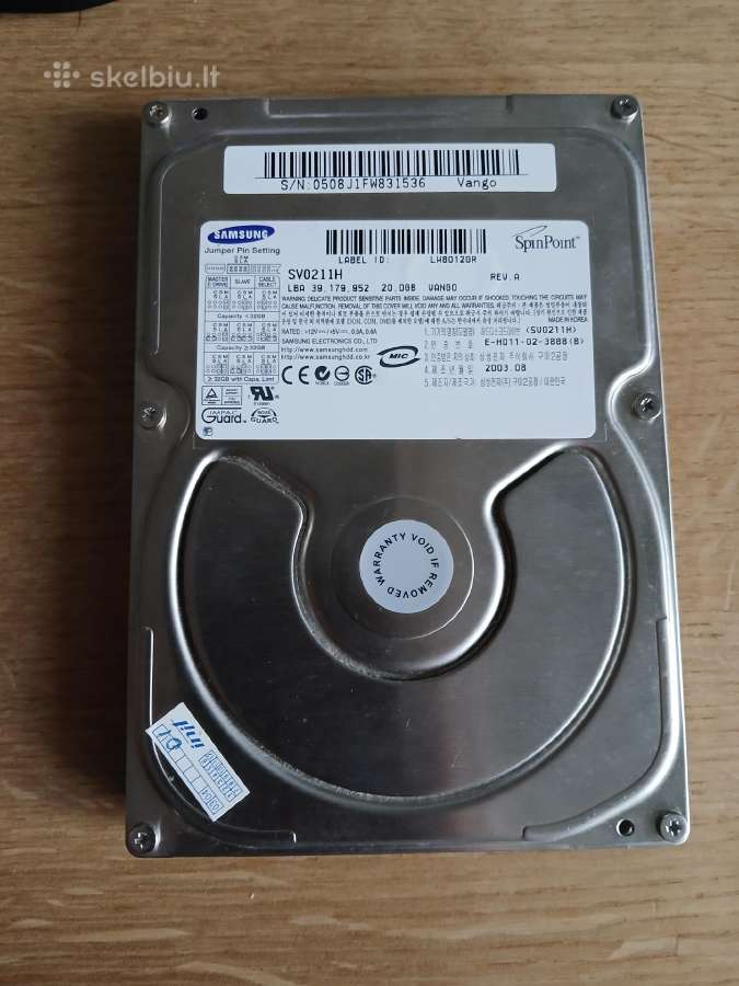 Retro Ide 20 GB – Samsung / Seagate / Maxtor