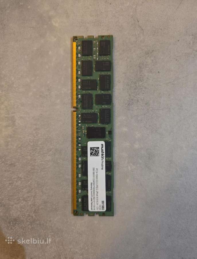 Mushkin RAM Ecc 16gb Ddr3 modulis - nuotraukos Nr. 4