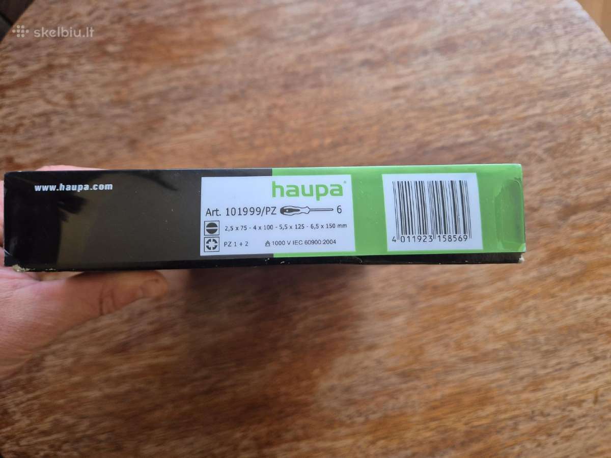 Haupa atsuktuvai 1000v 6vnt - nuotraukos Nr. 5