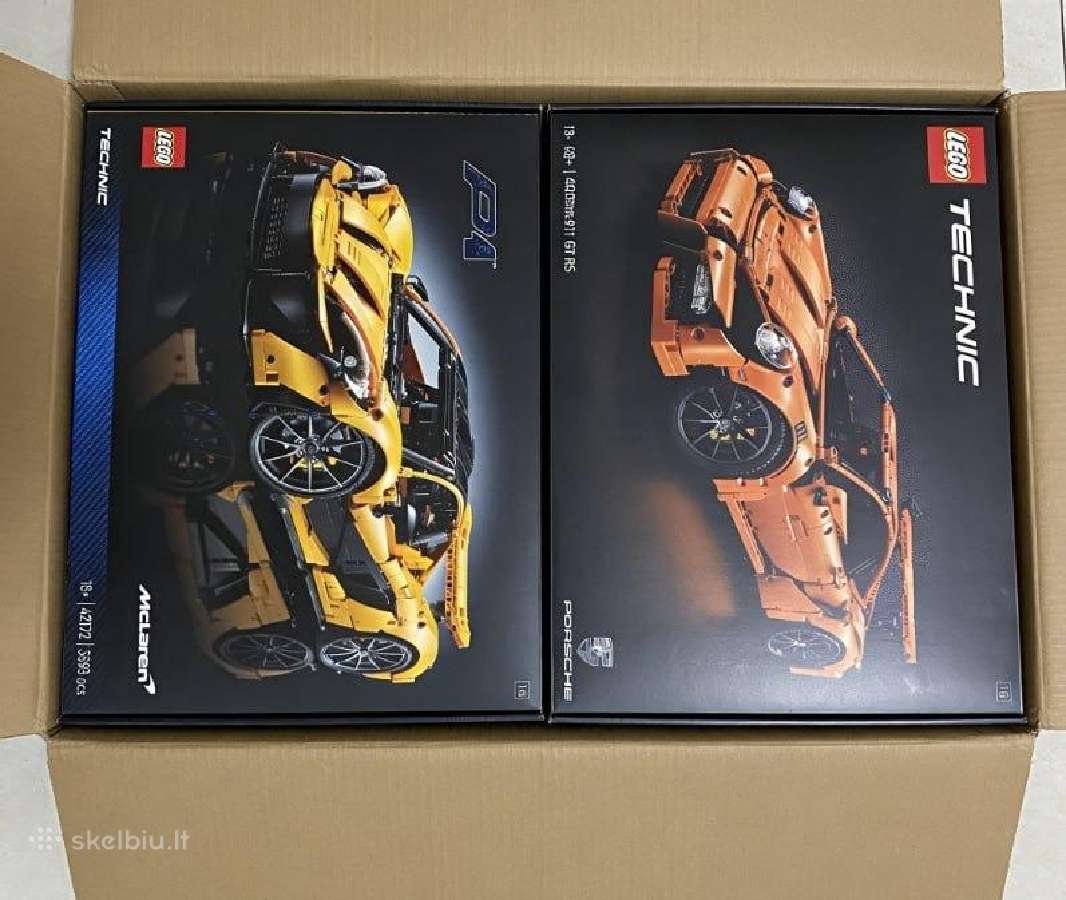 Lego Technic Porsche 911 Gt3 RS ir Mclaren P1