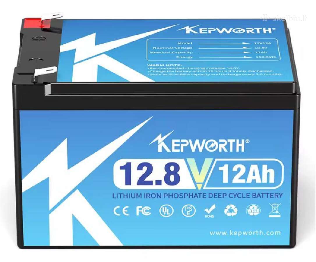 Kepworth Lifepo4 akumuliatoriai 12/24v 30-300ah - nuotraukos Nr. 6