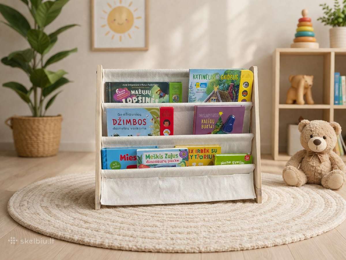 Nauja vaikiska medine montessori knygu lentyna - nuotraukos Nr. 2
