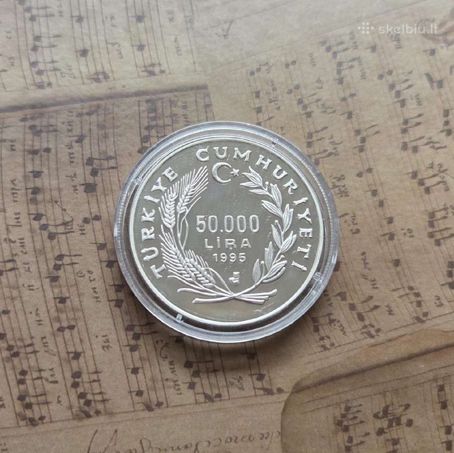 50000 lira 1995 Turkija - Atlantos olimpiada '96