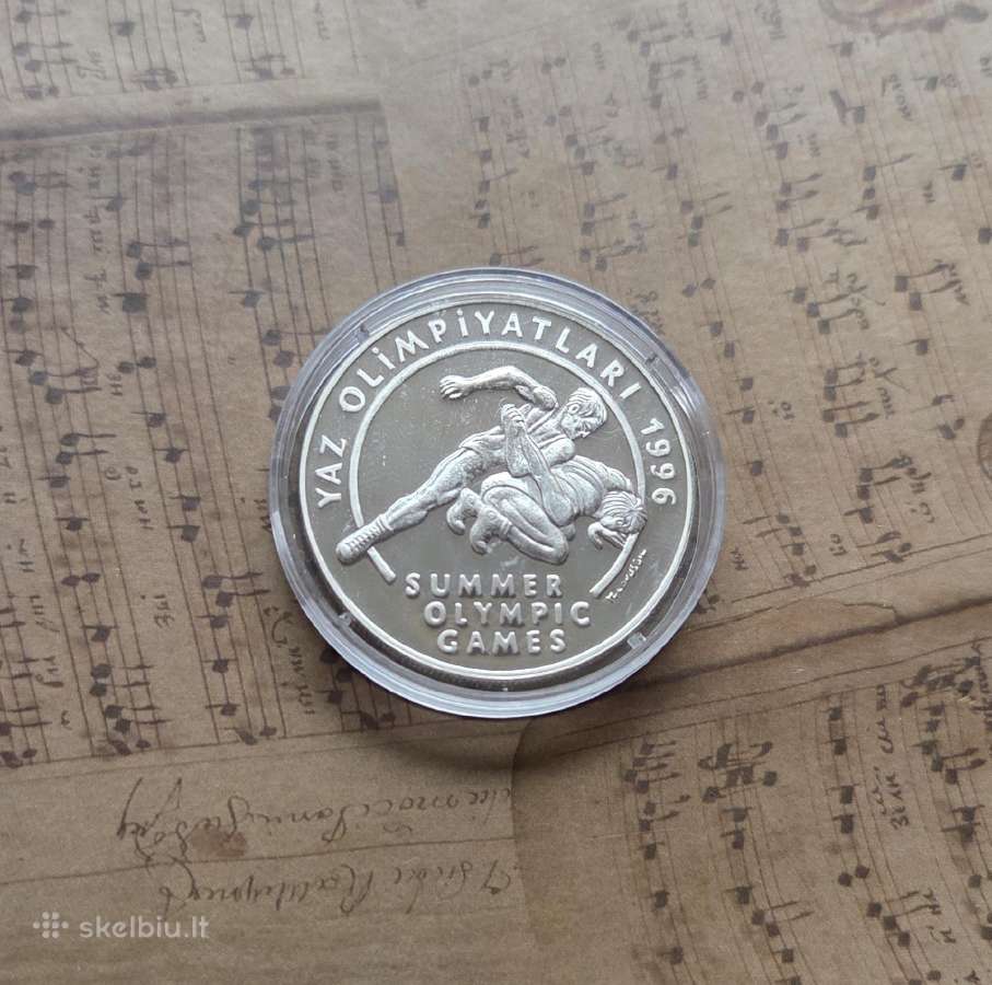 50000 lira 1995 Turkija - Atlantos olimpiada '96 - nuotraukos Nr. 2