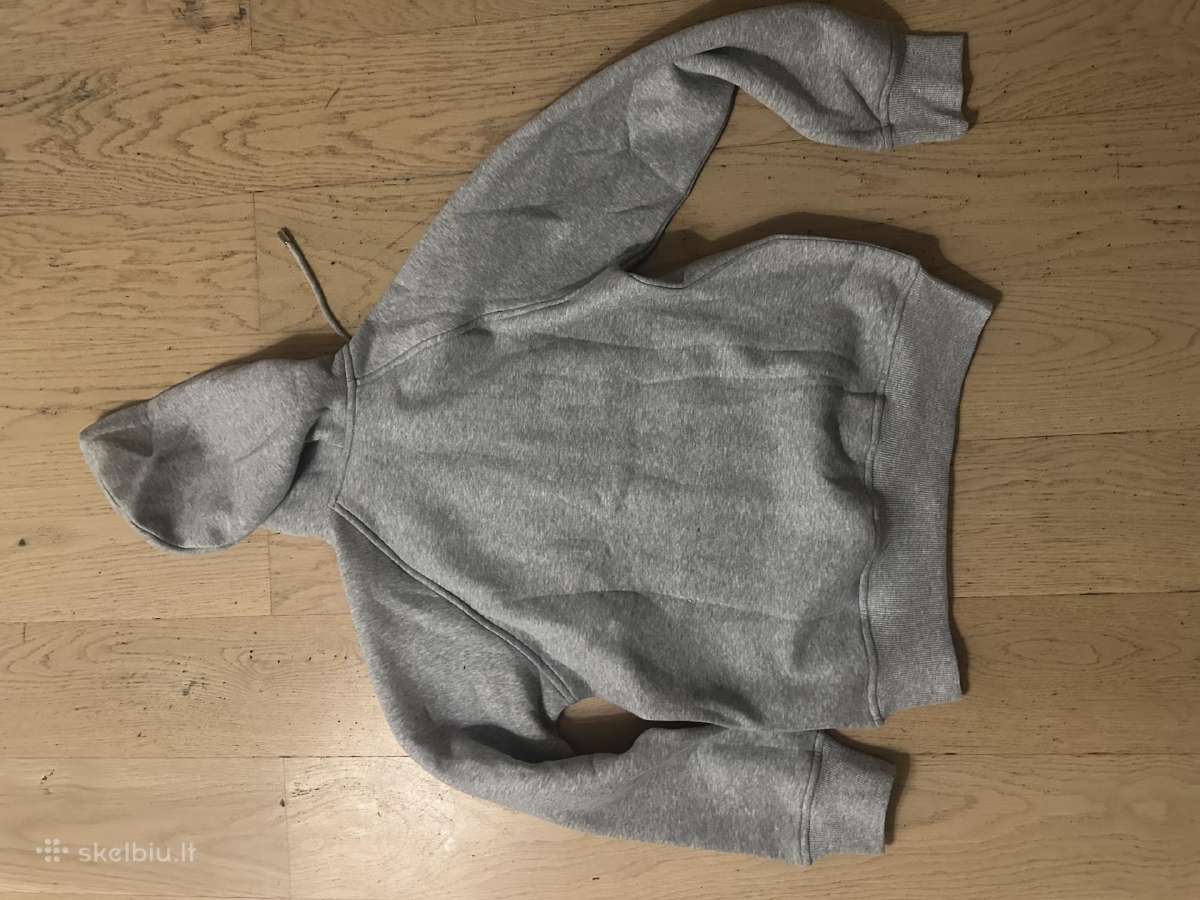Pilkas Burberry džemperis su užtrauktuku vyrams - nuotraukos Nr. 3