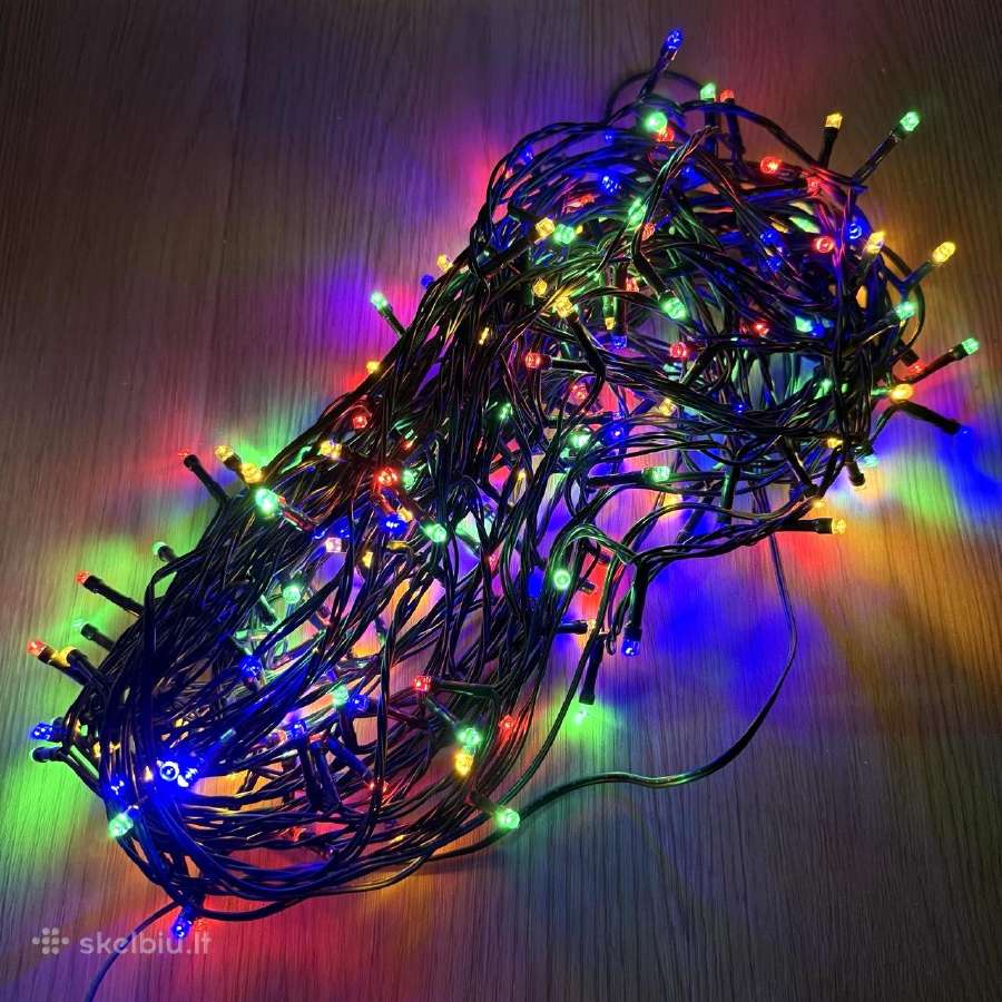 Joomer lauko girlianda 20 m, 200 LED, su pulteliu