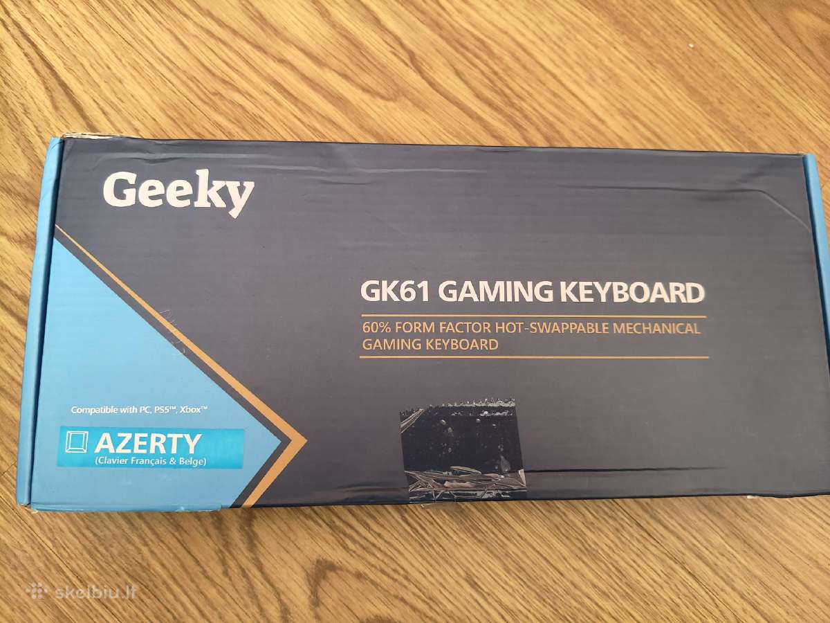 Geeky gk61 mechaninė klaviatūra