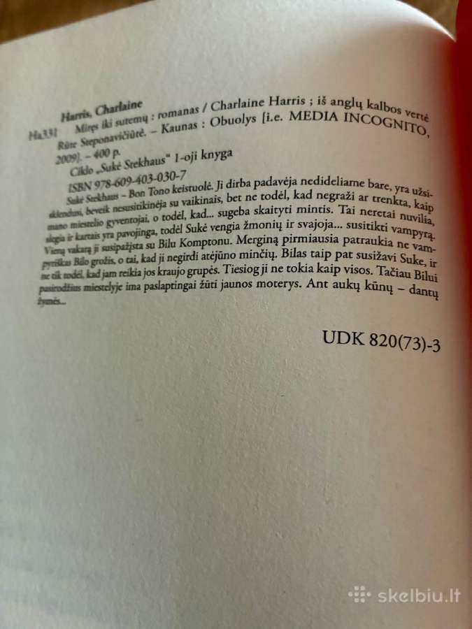 Knyga Charlaine Harris Miręs iki sutemų - nuotraukos Nr. 5